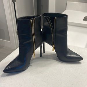 Michael K boots.  Black- worn twice